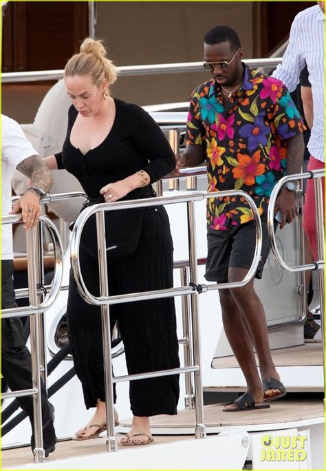 Adele And Boyfriend Rich Paul Enjoy Yacht Vacation In Italy Photo
