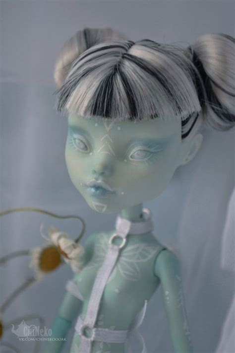 Custom Ooak Monster High Doll Frankie Stein Ooak Monster High Doll