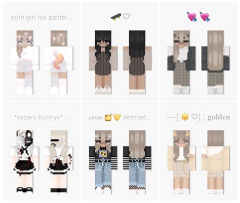 The Best 15 Aesthetic Cute Minecraft Skins Download