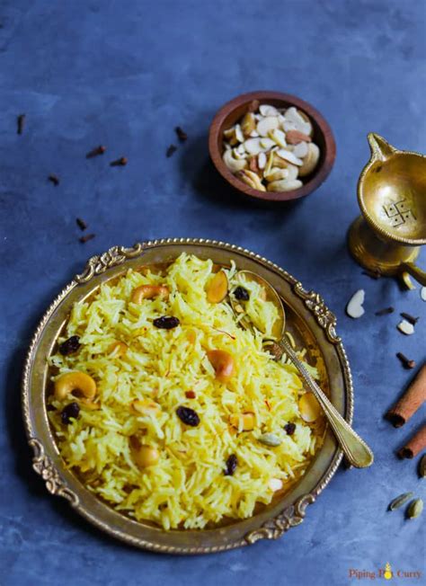 Zarda Sweet Rice Meethe Chawal Piping Pot Curry