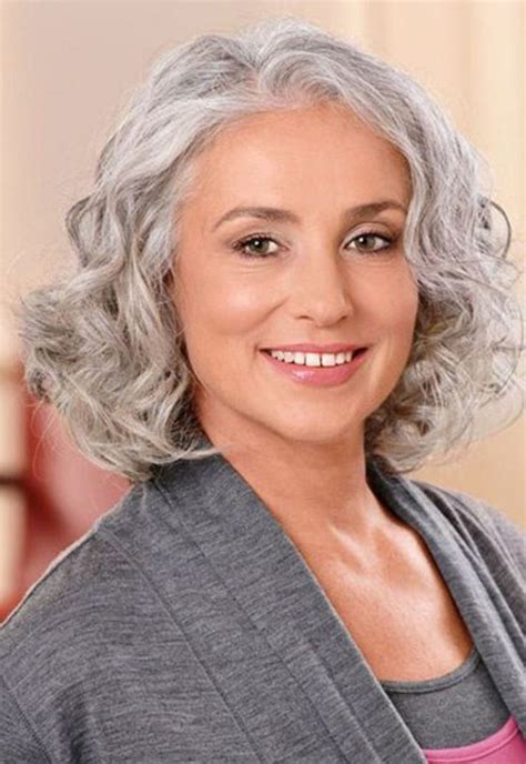 Short Haircuts For Wavy Gray Hair Wavy Haircut