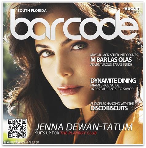 In The Press Jenna Dewan Tatum Covers Barcode Magazines August 2011