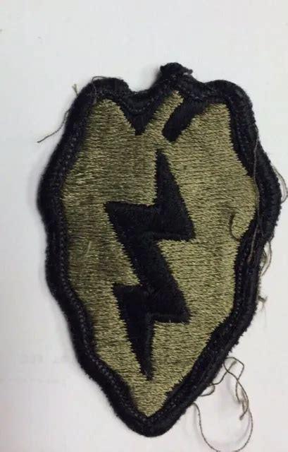 Vietnam Era Us Army 25th Infantry Division Od Subdued Green Patch 25