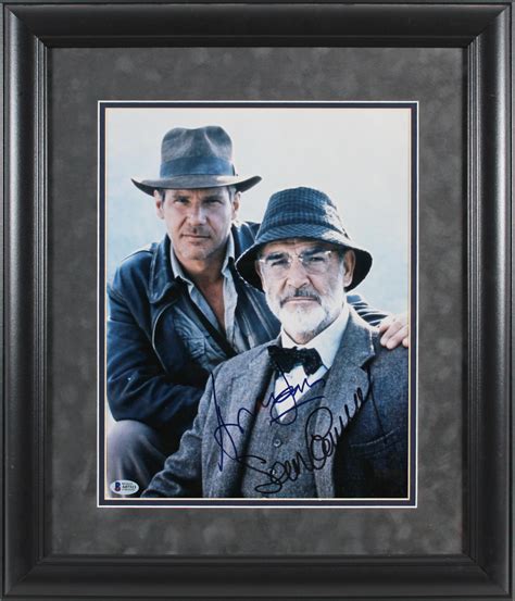 Harrison Ford Sean Connery Signed Indiana Jones The Last Crusade
