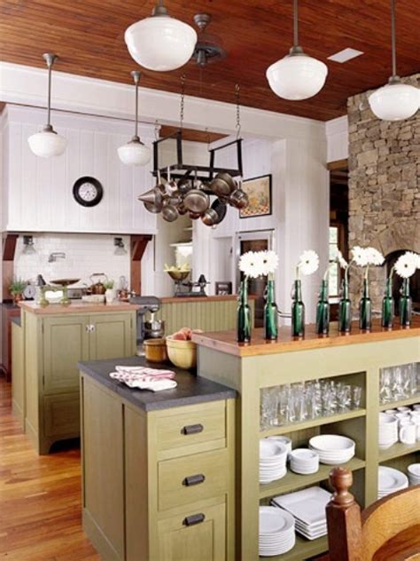 Sleek, streamlined cabinets can make a farmhouse, coastal, or traditional kitchen feel a bit more fresh. 77 Useful Kitchen Storage Ideas - DigsDigs