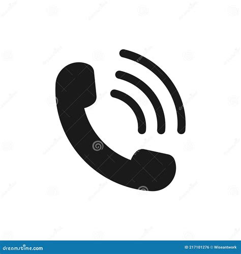 Call Icon Symbol Of Phone Receiver And Contact Sign Of Telephone