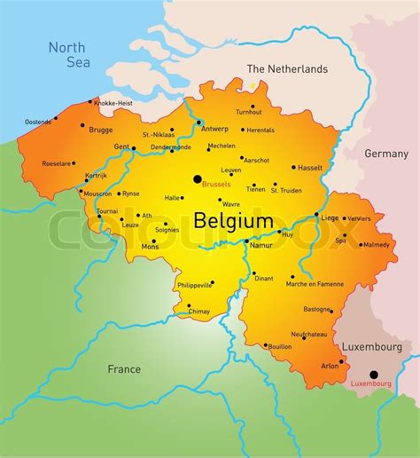 Belgien war das erste team, das die qualifikation für die em 2020 sicherstellte. Belgien | Stock vektor | Colourbox