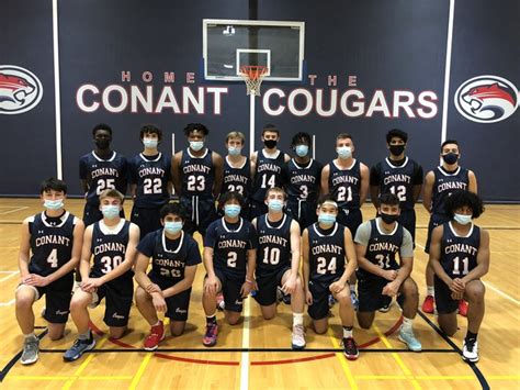 Conant Cougars Varsity Boys Basketball Winter Season 2021 22