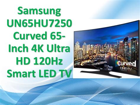 A tv when it's on, art when it's off. Samsung UN65HU7250 Curved 65-Inch 4K Ultra HD 120Hz Smart ...