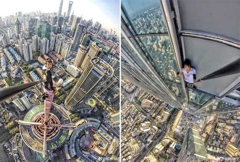 Chinas Daredevil Dies While Performing Stunt On Rooftop Of 62 Storey