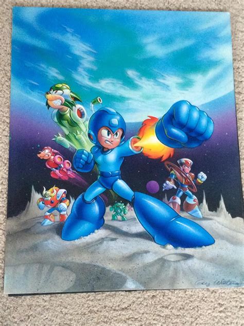 Rockman Corner Collectors Show Off Original Mega Man Cover Paintings