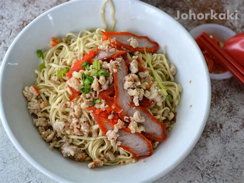 Kolo Mee Famous Sarawak Food 干捞面 Johor Kaki Travels For Food