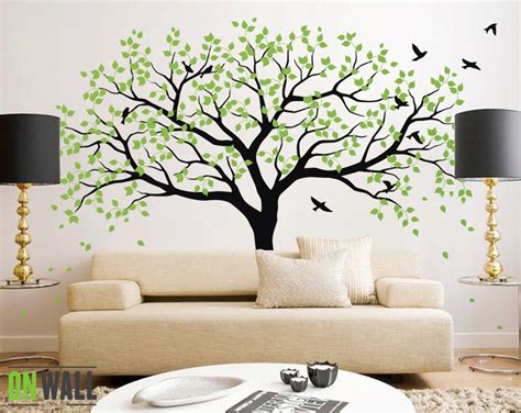 Large Tree Wall Decals Trees Decal Nursery Tree Wall Decals