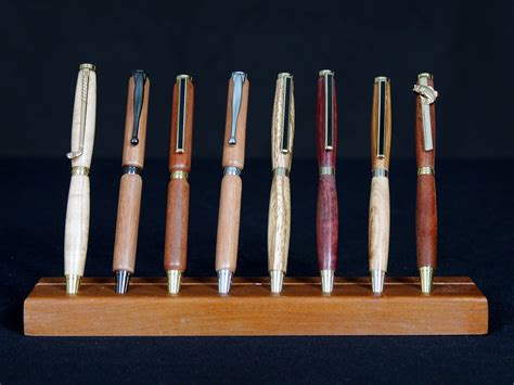 Woodturned Pens In Assorted Woods Pen Wood Turning Wood