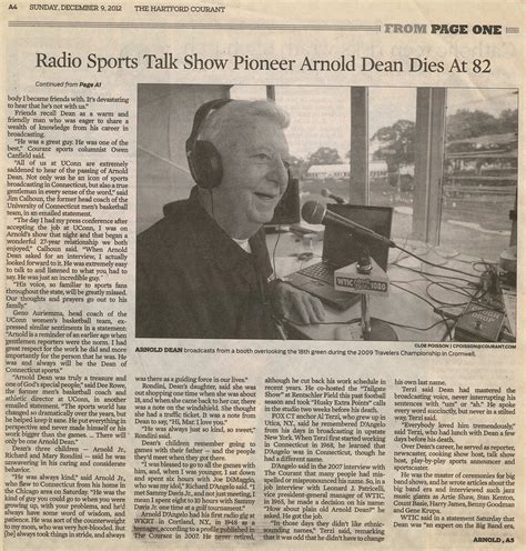 Index of /Obits/Arnold_Dean_Hartford_Courant