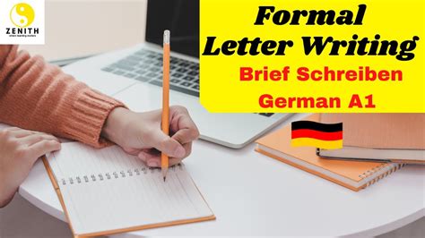 How To Write Formal Letter In German Brief Schreiben Goethe