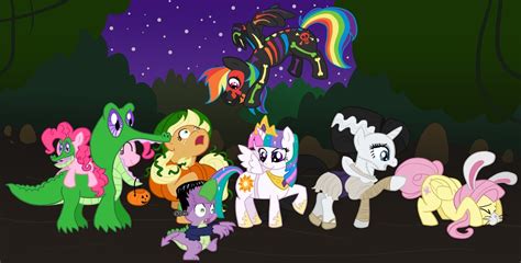 Halloween In Equestria My Little Pony Friendship Is Magic Fan Art