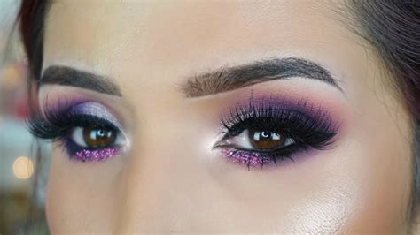 Purple Smokey Eye I Prom Makeup Tutorial Youtube