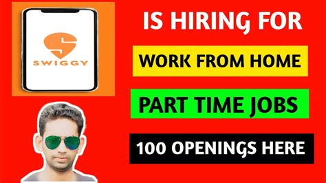 Work From Home || Jobs In Swiggy Remote Jobs || Part Time Jobs + Full