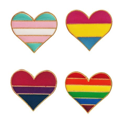 2020 Rainbow Color Enamel Lgbt Brooches For Women Men Gay Lesbian Pride