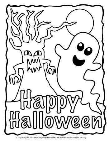 Are there any halloween coloring pages for adults? Halloween Coloring Pages - Easy Peasy and Fun