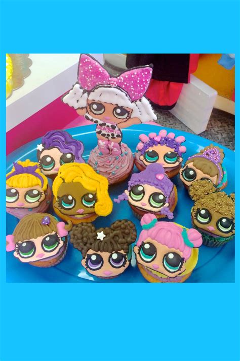 Lol Surprise Dolls Birthday Cupcakes With Diva Doll Birthday Cake