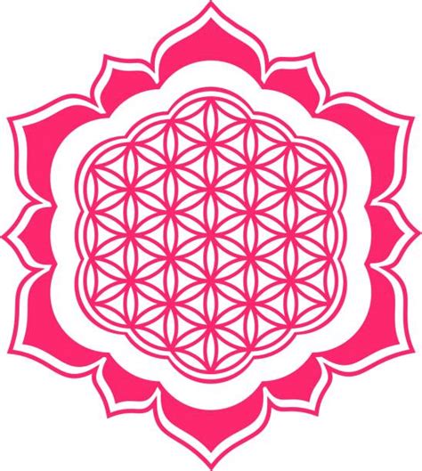 Royalty Free Flower Of Life Sacred Geometry Clip Art Vector Images