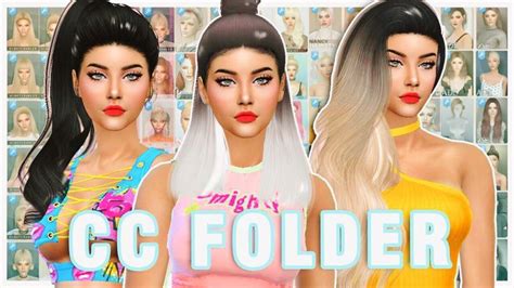 Female Hair Cc Folder The Sims 4 Hairstyles Female Mods Folder 🌟