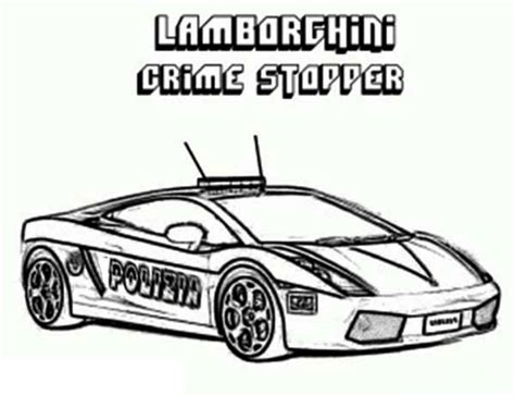 20 Free Printable Police Car Coloring Pages