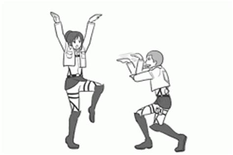 On Titan Dance GIF On Titan Dance Anime GIF မ ရဖ