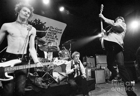 Sex Pistols Performing During Concert By Bettmann