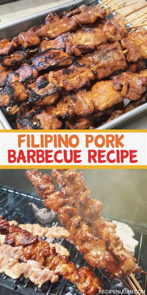 Filipino Pork Barbecue Recipe With A Ginger Ale Banana Catsup Marinade