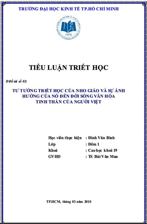 Top 10 Bài Tiểu Luận Triết Học Mẫu Đạt Điểm Cao Nhất 2021