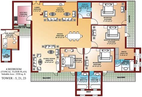 Inspirational Best Floor Plan For 4 Bedroom House New Home Plans Design