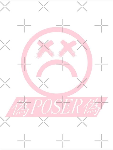 Poser Pink Sad Japanese Anime Aesthetic Poster By Poserboy