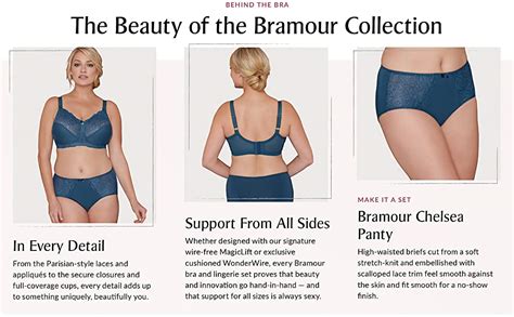 Bramour By Glamorise Women S Full Figure Plus Size Luxury Wirefree Lace