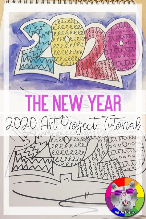 Learn How To Create This New Years Art Project In Your Classroom For