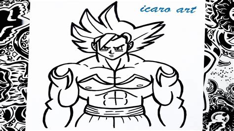 Como Dibujar A Goku Ssj Dios How To Draw Goku Ssj Dios Youtube