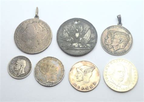 Mundo Lot Various Coins And Medas 7 Pieces With 6x Catawiki