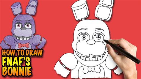 How To Draw Bonnie Fnaf Easy Step By Step Drawing Lessons Youtube