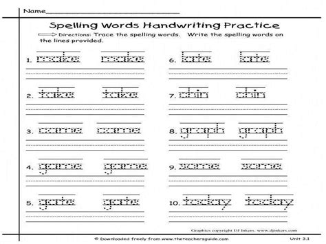 Teach Child How To Read Saxon Phonics First Grade Spelling Lists