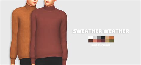 Maxis Match Cc — Apricoto Sweater Weather Mesh By Ardoismi I