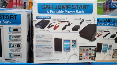 How many amps do i need to jump start my car? Car Jump Start and Portable Power Bank | Costco Weekender
