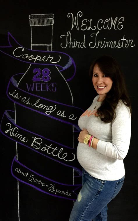 Week 28 Pregnancy Chalkboard 30 Weeks Chalk It Up Having A Baby