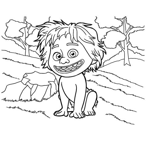 The Good Dinosaur kleurplaten Kleurplatenpagina.nl boordevol coole