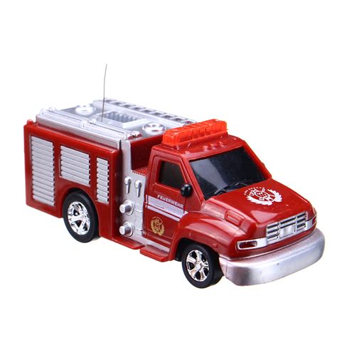 158 Scale Mini Ladder Truck Fire Engine Remote Control Mini Car