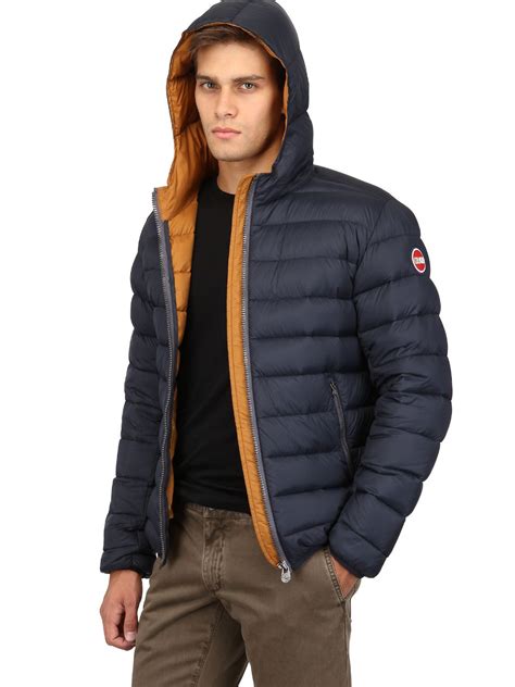 Lyst Colmar Quilted Nylon Hooded Down Jacket In Gray For Men