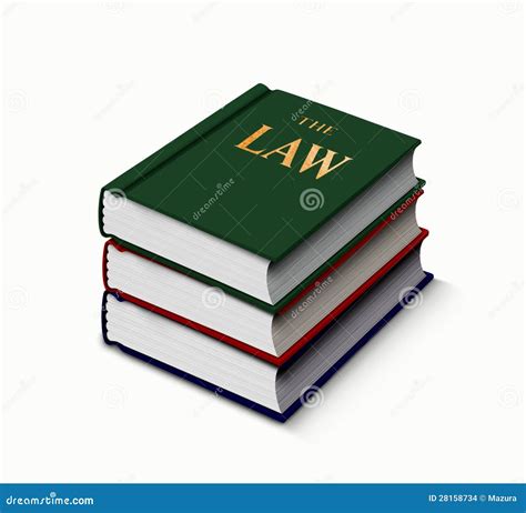 Law Books Stack Up Stock Illustration Illustration Of Judgement 28158734
