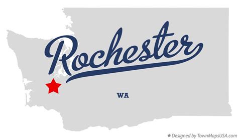 Map Of Rochester Wa Washington