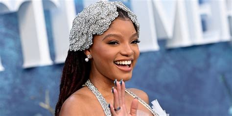 The Little Mermaids Halle Bailey Learned To Swim With An Actual